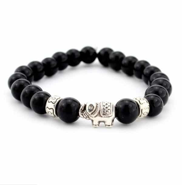 Nature Stone Elephant Bracelet