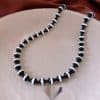 Black And White Beaded Necklace Design Sense Niche Trendy Personality
