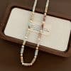 Women's Necklace Natural Stone Beaded Clavicle Chain