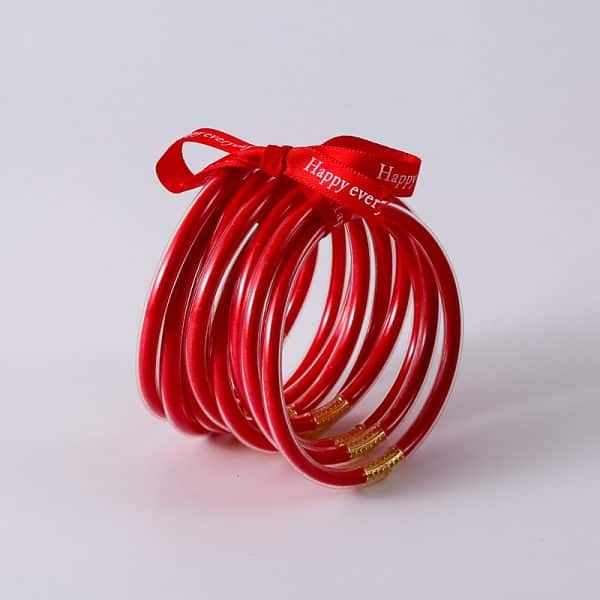 Colorful Silicon Ribbon Bow Bracelet