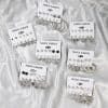 Simple Earrings 6 Pairs With Diamonds Earings Set