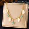 Sun Cherry Love Heart Multi-element Accessories Stainless Steel Necklace