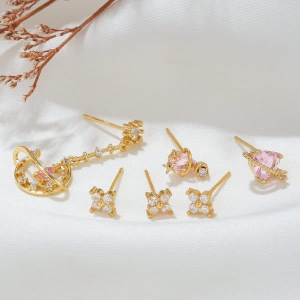 Sweet Love Earrings Set For Women