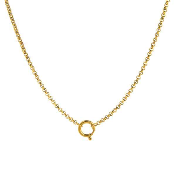 DIY Basic Open Chain Copper Plating 18K Gold Color Protection