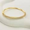Affordable Luxury Fashion Half Circle Full Diamond Mobius Bracelet