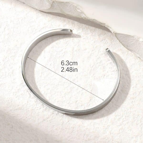 Adjustable Simple Style Bracelet With English Letters