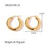 Women's Fashionable French Circle Non-fading Earrings