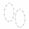 The New Pearl Big Circle Earrings Are Exaggerated