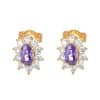 Women's Fashion Simple Micro-set Zirconia Earbone Studs