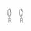 Women's Korean Style Small Earrings Half Circle