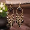 Vintage Water Drop Bohemian Chain Earrings
