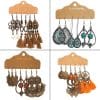 Fashion Tassel Water Drop Geometric Earrings Set