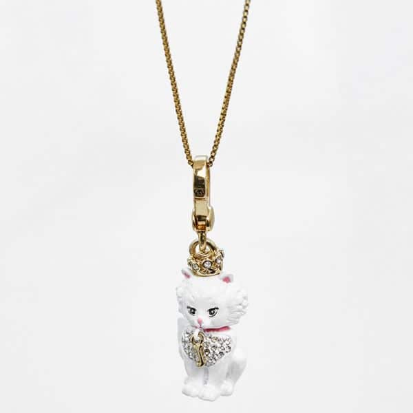Fashion Enamel Glaze Three-dimensional Crown Schnauzer Lion Puppy Pendant