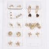 Fashion Simple Alloy Diamond Earring Set