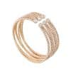 European And American Diamond Handmade Claw Chain Multi-row Bracelet