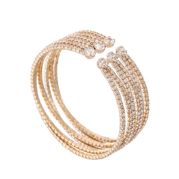 European And American Diamond Handmade Claw Chain Multi-row Bracelet