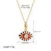 Colorful Crystals Pendant Necklace Clavicle Chain