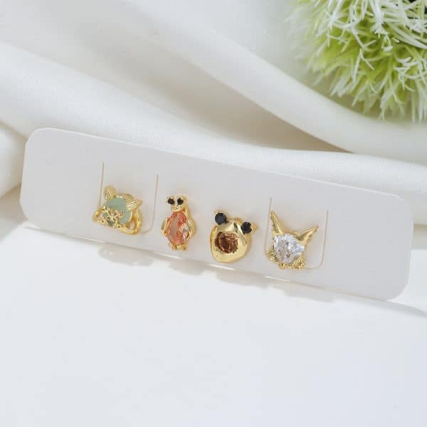 Women's Fashion Simple Micro-set Zirconia Earrings