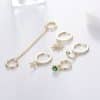 Moon Star Set Ear Clip Earrings