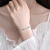 Beating Heart Necklace Light Extravagant Love Heart Ocean Heart Clavicle Chain Jewelry Suit