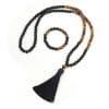 Vintage Versatile Tiger Eye Stone Tassel Sweater Chain