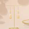 Two-tone Acrylic-based Resin Water Drop Earrings