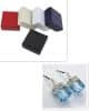 Cube olivine Drop Earrings