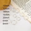 Women's Fashion Square Glossy Circle Ear Clip