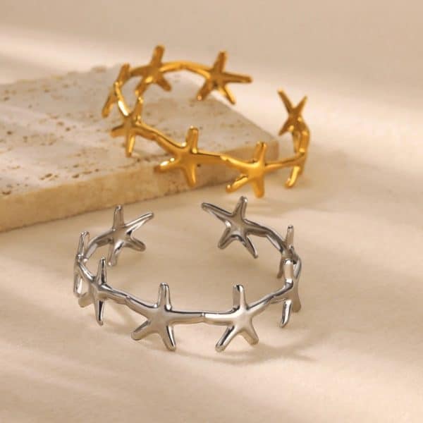 Vintage Ocean Style Stainless Steel Bracelet