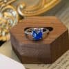 Four Claw Diamond Women's Colorful Treasure Ring