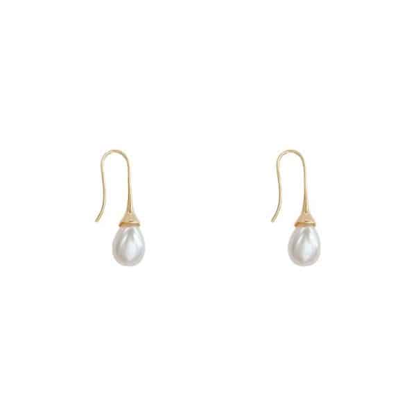 Creative All-match Pearl Eardrops Water Drop Earrings