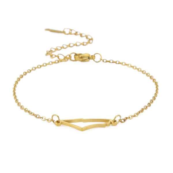 Irregular Hollow Mountain Pendant Bracelet Girls Temperament Jewelry