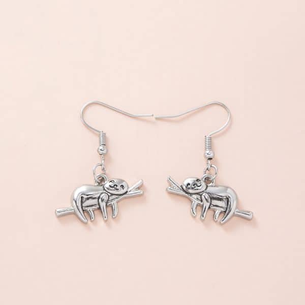 Cute Animal Sloth Drop Earrings