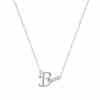Women's 26-letter Necklace With Diamond Titanium Steel No Fading Clavicle Chain