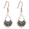 Drop oil alloy stud earrings