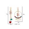 Creative Christmas Elk Star Pendant Set Jewelry Earrings