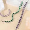 Fashion Gold-plated Inlaid Zircon Hollow Round Bracelet