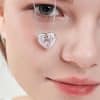 Angel Wings Heart-shaped Collarbone Necklace Angel Wings Oil Dripping Lady