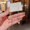 Tassel Drop-shaped Zircon EAR Thread