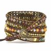 Boho Natural Stone Strap Bracelet