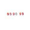 925 Silver Needle Color Geometric Square Oval 6 Six-piece Set Of Earrings