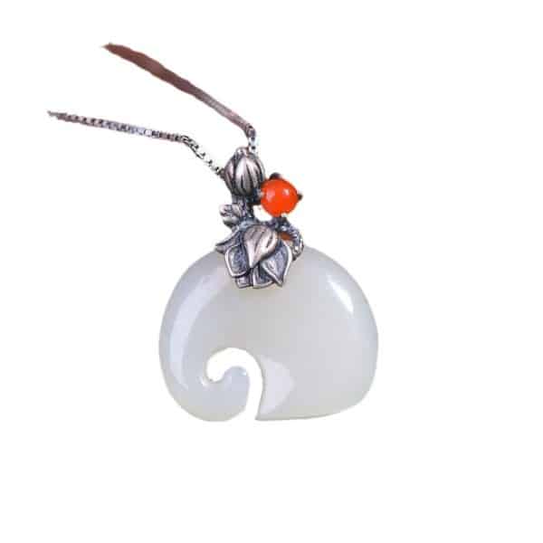 Women's Retro Personality Elephant Ruyi Pendant