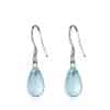 Crystal drop drop earrings