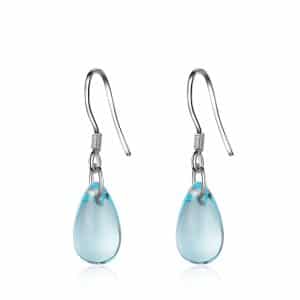 Crystal drop drop earrings