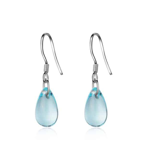 Crystal drop drop earrings