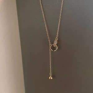 Gold Necklace Female Clavicle Chain
