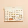 Fashion Flower All-Match 30-Piece Set Earrings