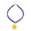 Colored Glaze Beaded Stainless Steel Dopamine Color Indie Necklace