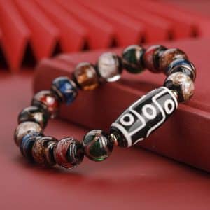 Bracelet Ancient Five-color Multi-treasure Year Snake Lucky Beads