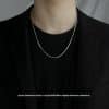 Titanium Steel Necklace Men's Korean-style Simple Ins Style Snake Bone